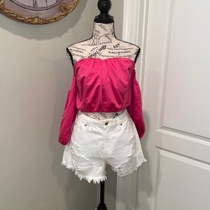 Pink Express Size Large Top